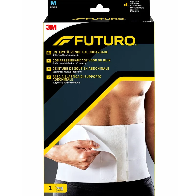 3M Futuro Abdomen Compression Support Ζώνη Συμπίεσης Κοιλιακής Χώρας 1 Τεμάχιο - Medium, Κωδ. 46201