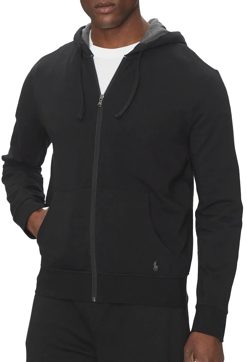 ΑΝΔΡΙΚΗ ΖΑΚΕΤΑ POLO RALPH LAUREN HOODIE ΜΑΥΡΟ
