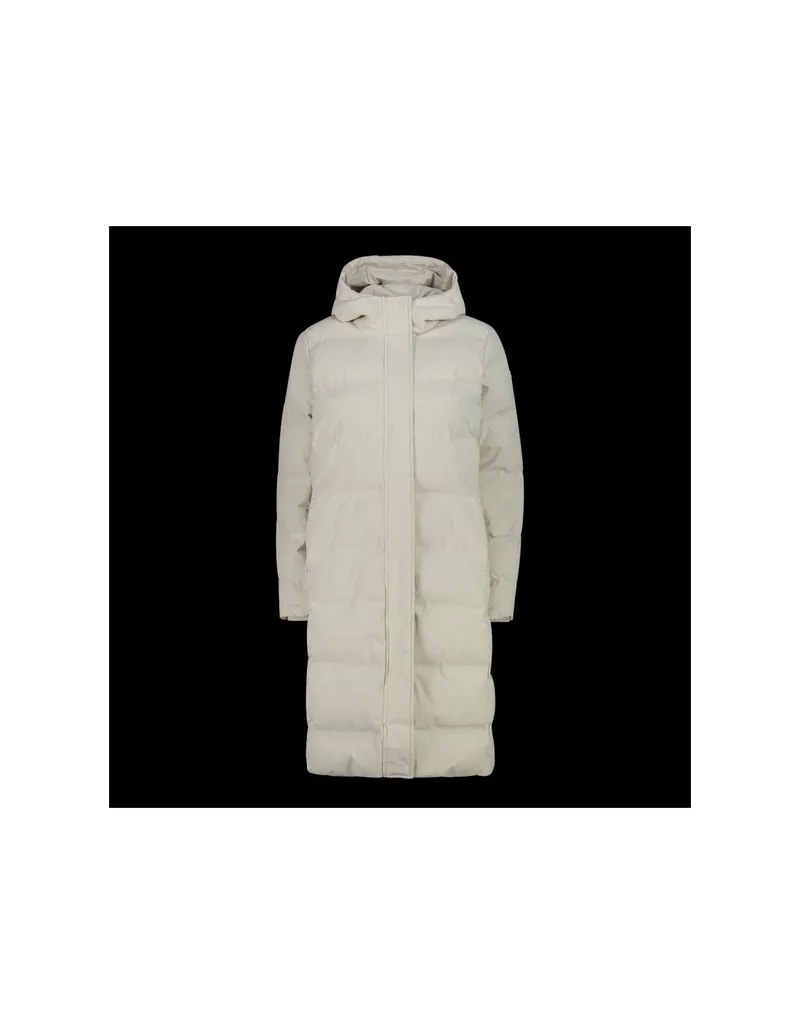 CMP women's long winter jacket insulated waterproof coat beige 34K0096A238