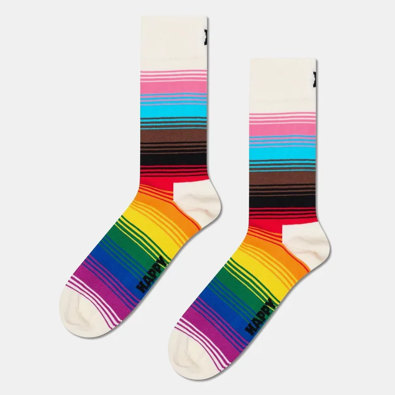 Happy Socks Pride Tripe Unisex Κάλτσες (9000227252_85466)