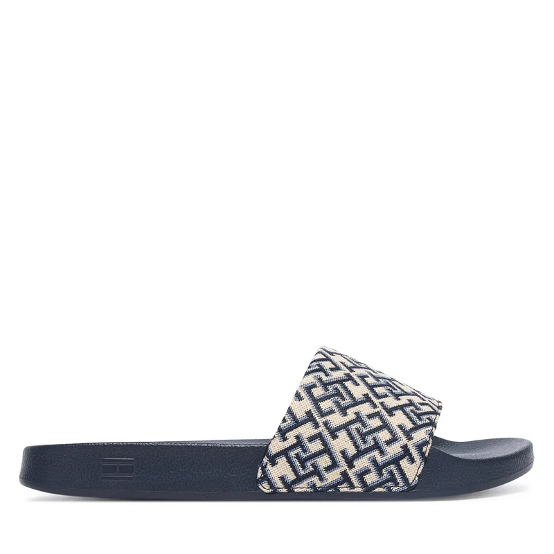 Παντόφλες Tommy Hilfiger Monogram Pool Slide FW0FW09423 Σκούρο μπλε