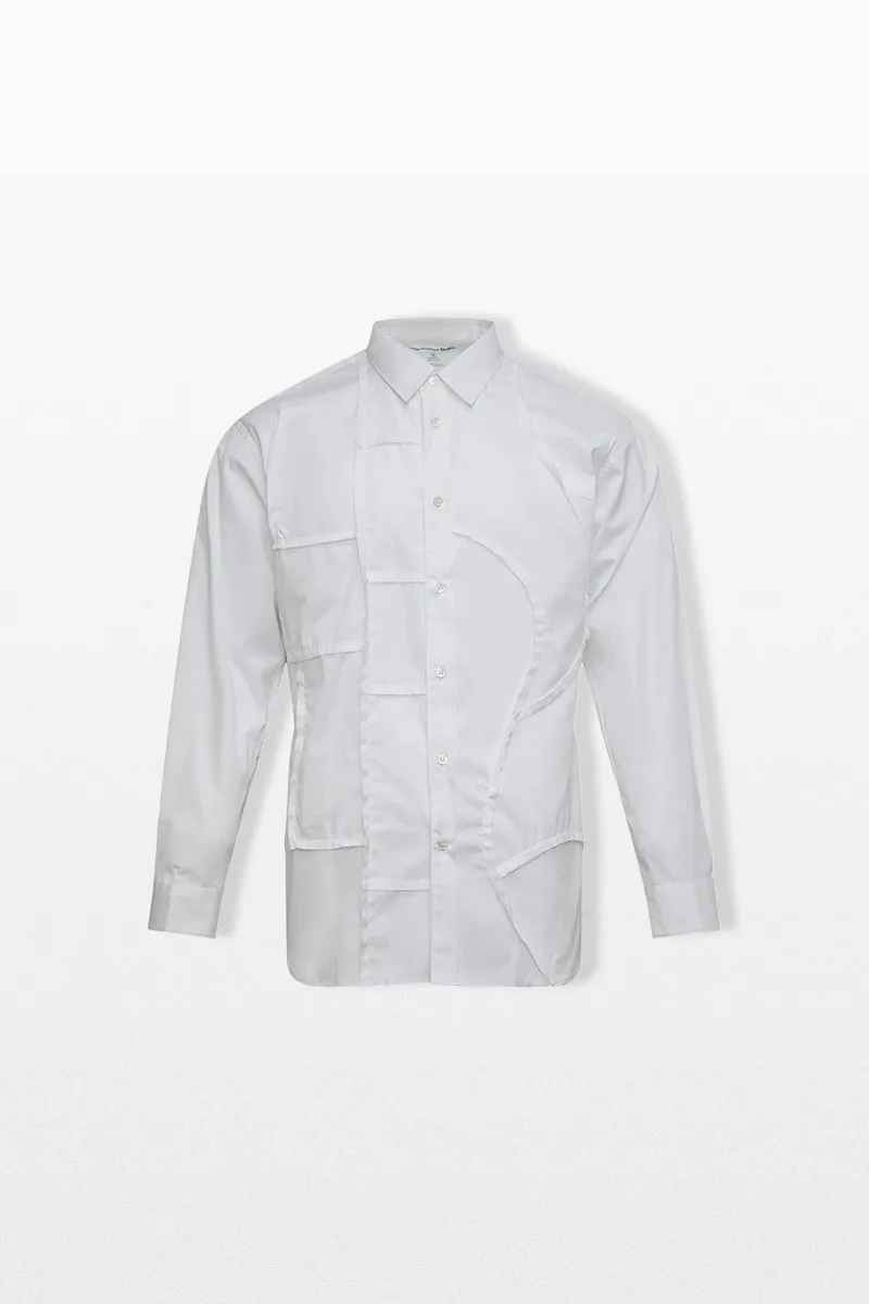 COMME DES GARÇONS SHIRT Ανδρικό Λευκό Long Sleeved Shirt