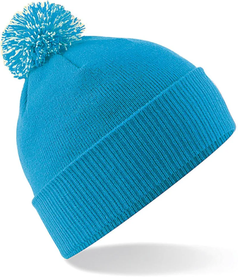 Σκούφος Snowstar B450 Beechfield Surf Blue/Off White