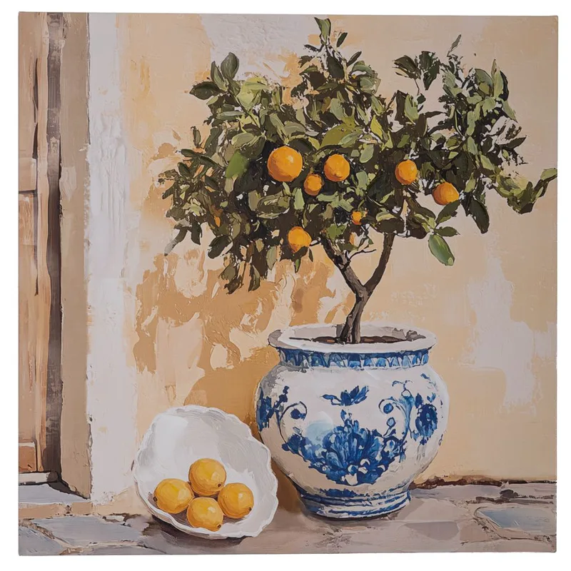 Πίνακας Καμβάς Plant 60x60εκ. iliadis 92712 (Ύφασμα: Καμβάς) - Iliadis - il_92712