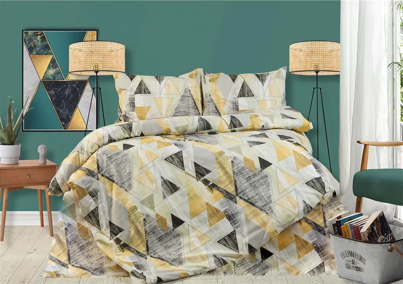ΠΑΠΛΩΜΑΤΟΘΗΚΗ ΕΜΠΡΙΜΕ Geometrical 333 160X240 Μπεζ 100% Cotton Flannel