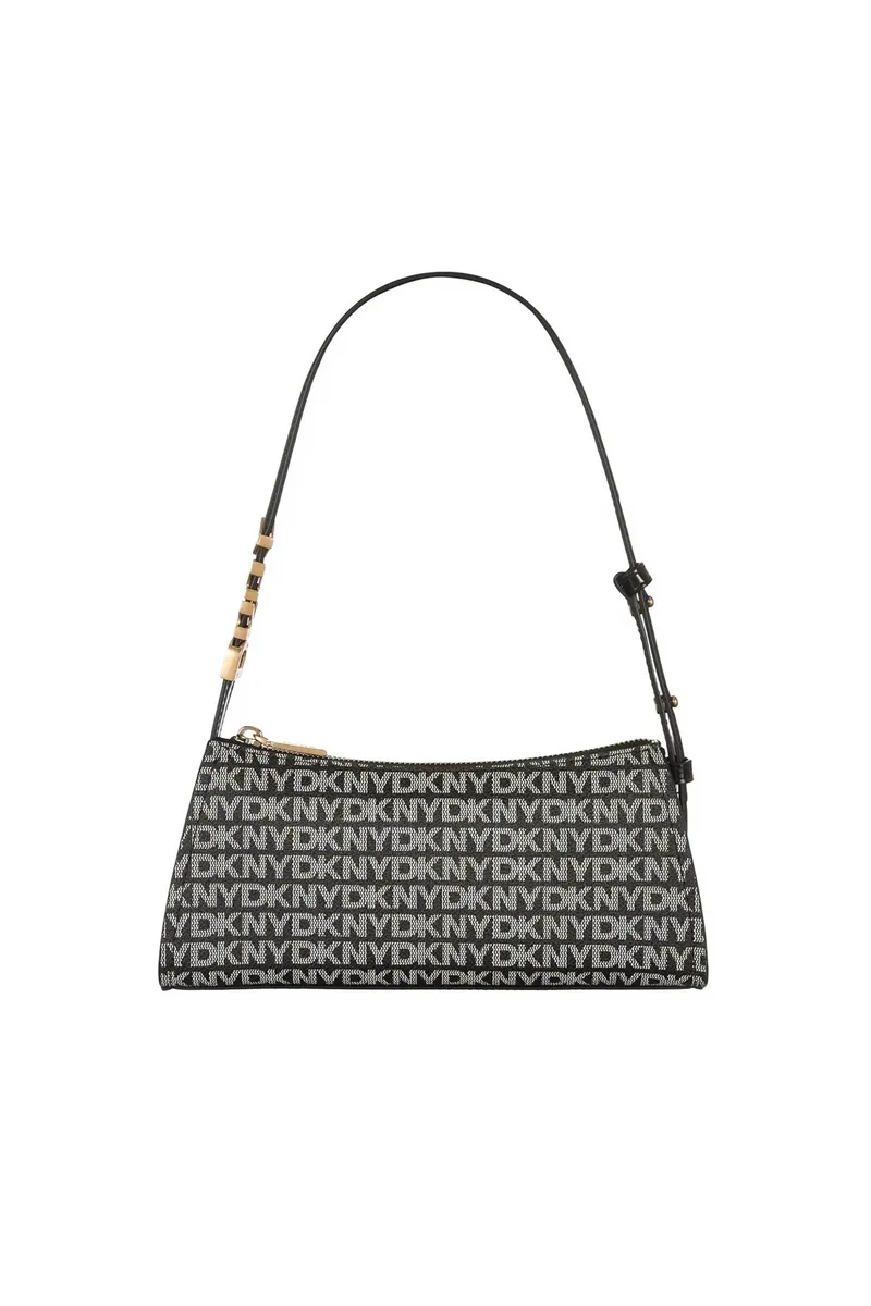 DKNY γυναικεία τσάντα ώμου με all-over print "Avril" - R5235G57 Μαύρο