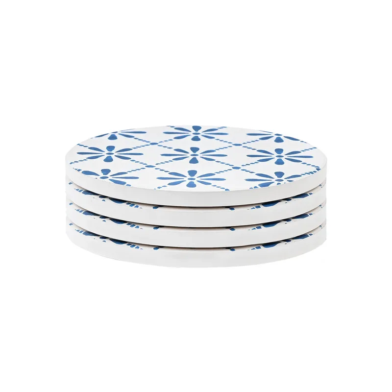 ESTIA ΣΟΥΒΕΡ AEGEAN TILE ΚΕΡΑΜΙΚΟ Φ10.3cm ΣΕΤ 4 ΤΕΜ