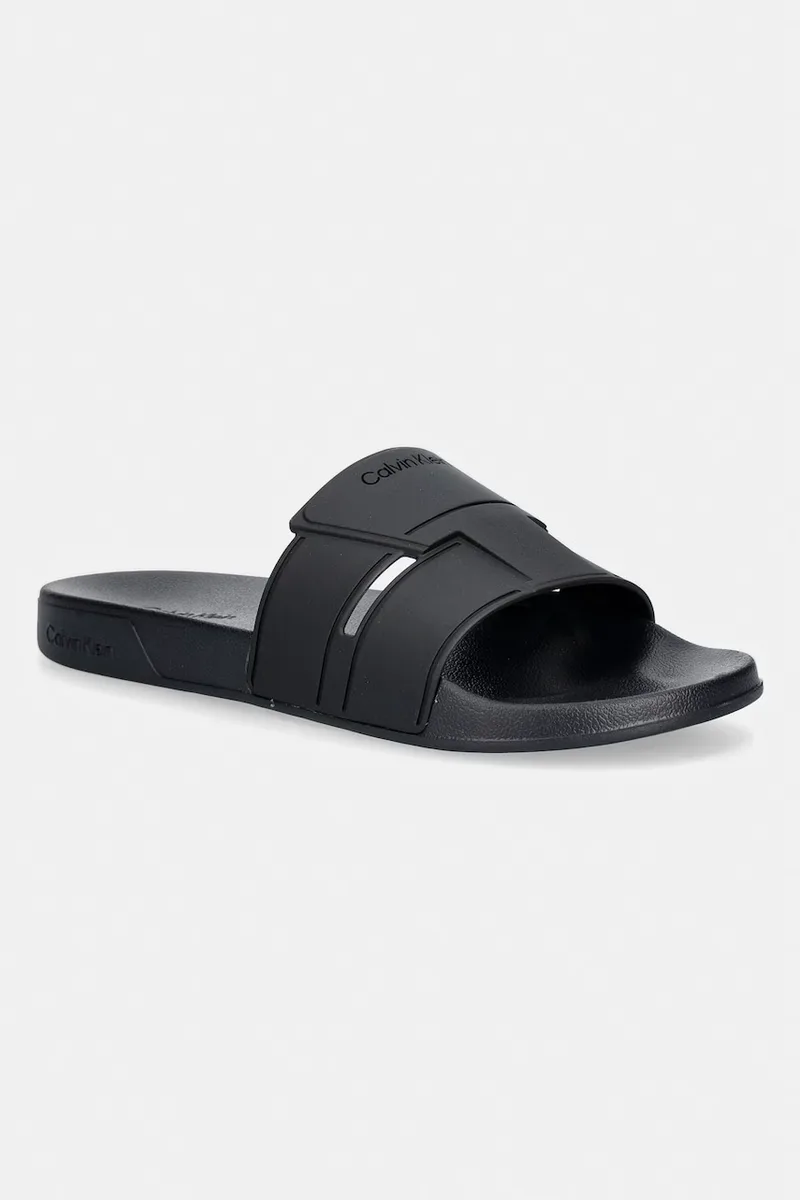 Calvin Klein σαγιονάρες με ανοιχτά δάχτυλα Ανδρικές ESS SLIDE DOUBLE T