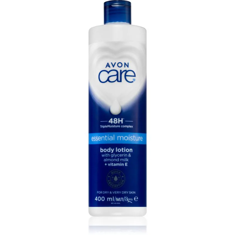 Avon Care Essential Moisture ενυδατικό γαλάκτωμα σώματος για ξηρό έως πολύ ξηρό δέρμα 400 ml