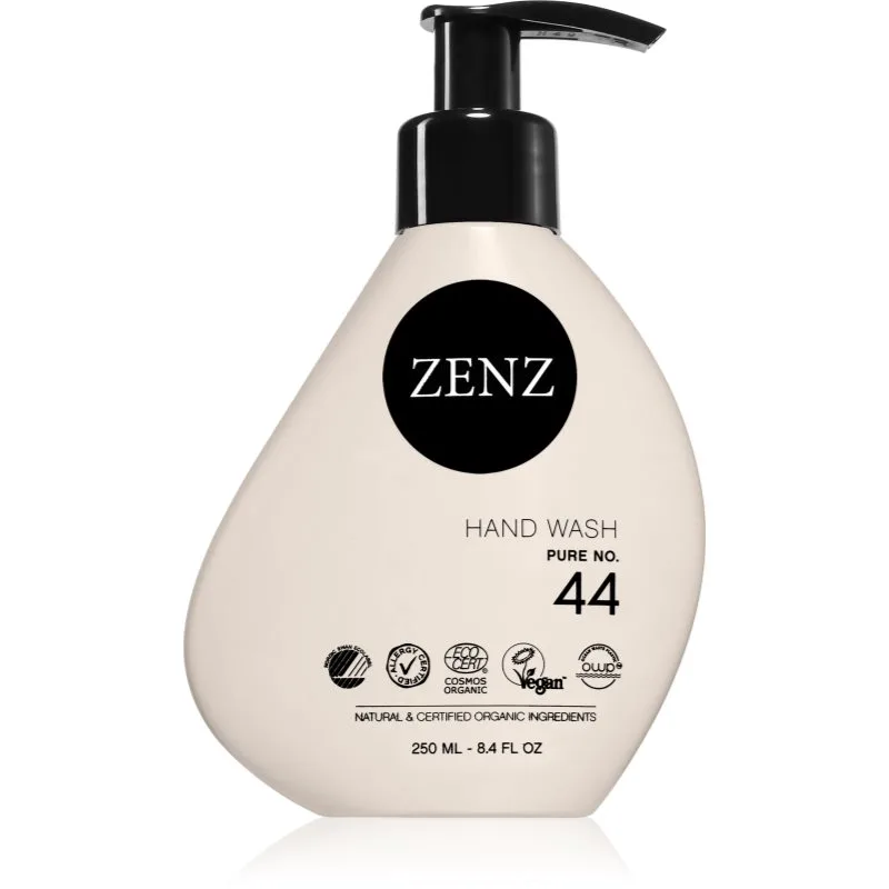 ZENZ Organic Pure No. 44 απαλό υγροσάπουνο για τα χέρια για ευαίσθητο δέρμα 250 ml
