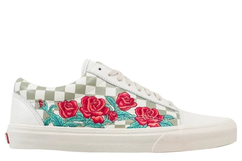 Sneaker Vans Ua Old Skool Dx VN0A38G3QF91-Rose Embroidery