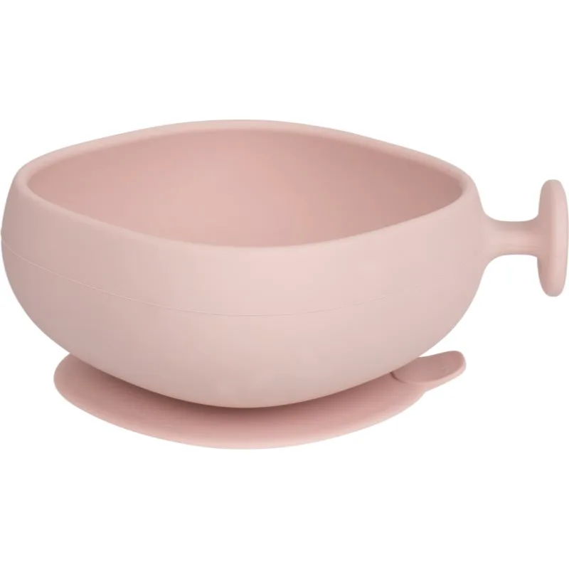 B.Box Silicone Bowl μπολ σιλικόνης με καπάκι Ροζ 300 ml