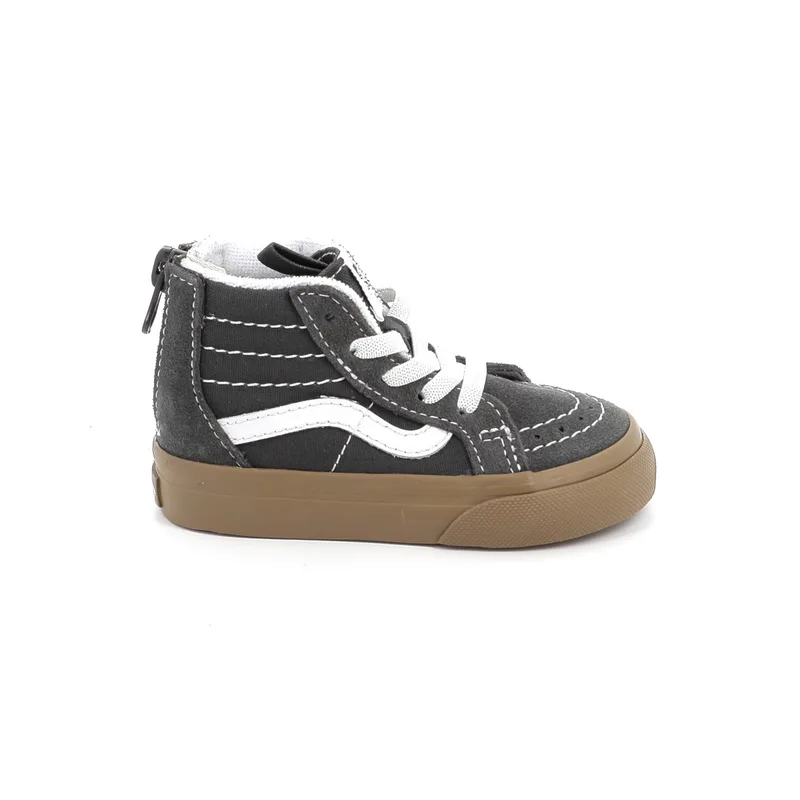 Παιδικό Mποτάκι Casual για Αγόρι Vans Sk8-hi Zip Χρώματος Γκρι VN0A4BV150U1