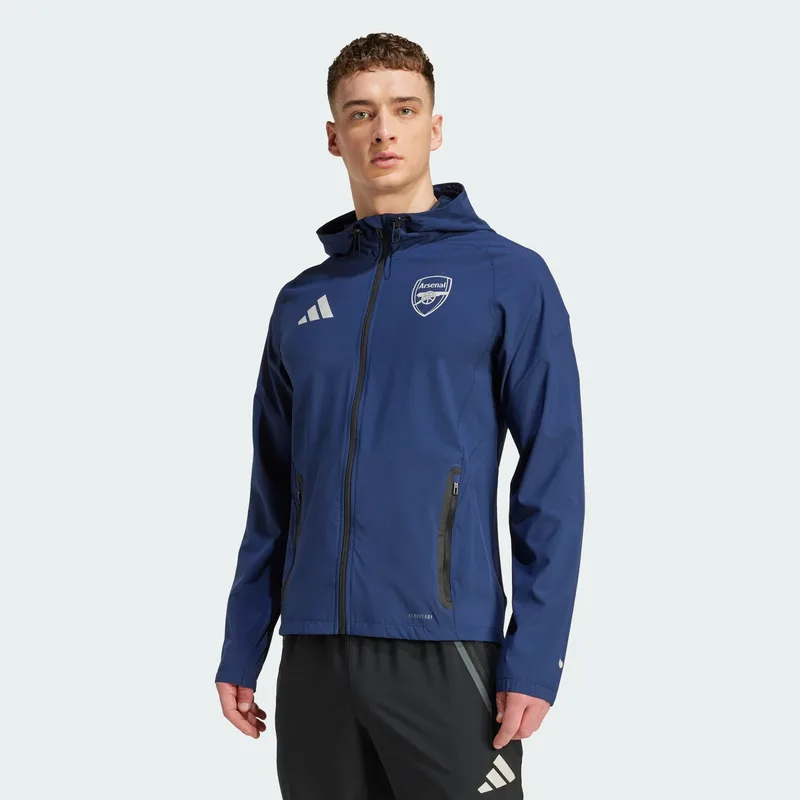 adidas Arsenal FC Tiro 25 Competition Vis Tech Travel Ανδρικό Αδιάβροχο Μπουφάν Προπόνησης (9000250896_24962)