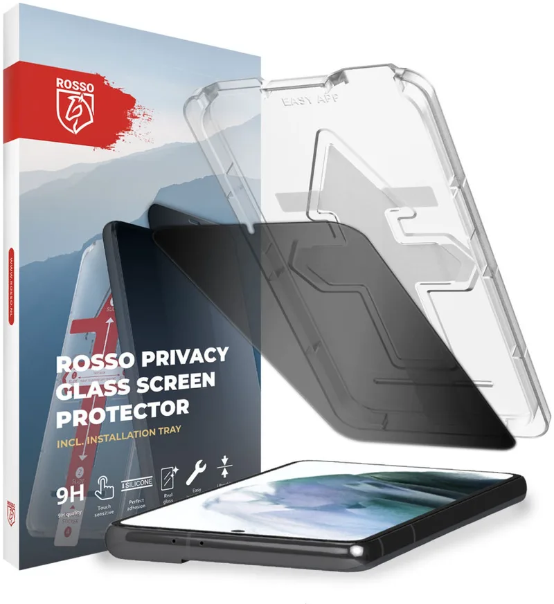 Κόκκινο Privacy Tempered Glass - Αντιχαρακτικό Γυαλί Προστασίας Απορρήτου Οθόνης Samsung Galaxy S21 5G (8719246355639)