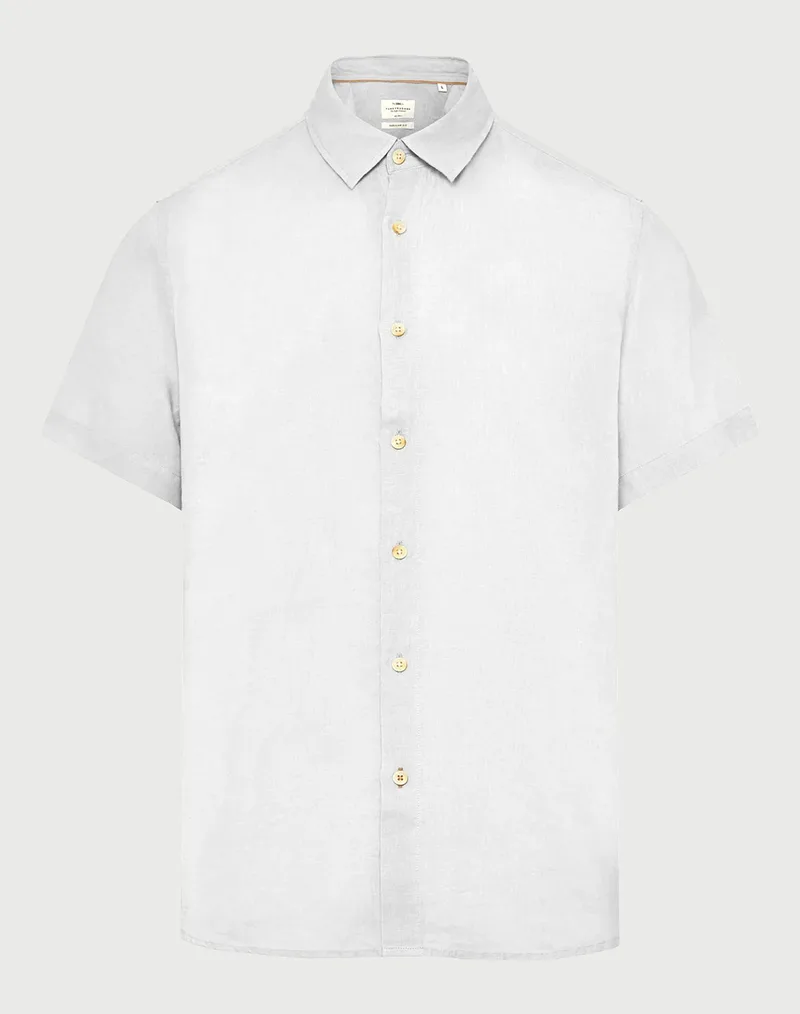 FUNKY BUDDHA Shirts FBM013-002-05-WHITE White