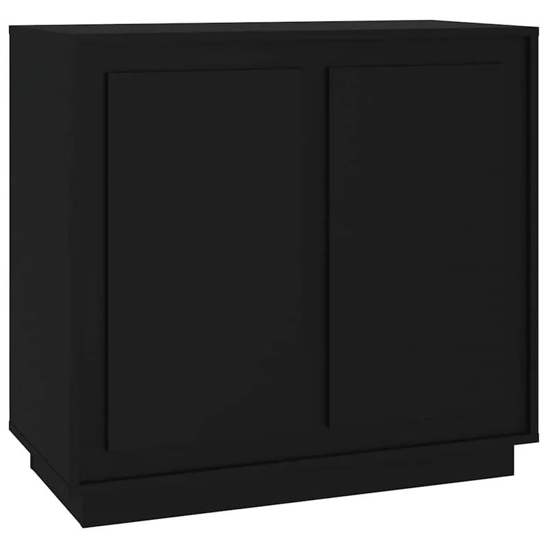 vidaXL Ντουλάπι Μαύρο 80 x 34 x 75 εκ. από Επεξεργασμένο Ξύλο