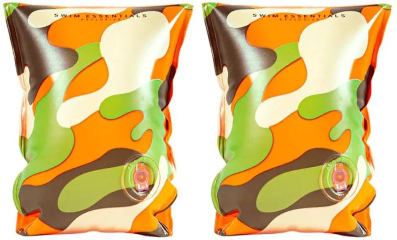 ΜΠΡΑΤΣΑΚΙΑ SWIM ESSENTIALS 2-6 ΕΤΩΝ -"ORANGE CAMOUFLAGE"