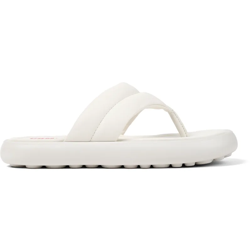 CAMPER Pelotas Flota - Πέδιλα Για Γυναικεία - Λευκό, Μέγεθος 37, Smooth leather