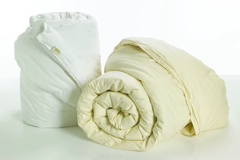 Πάπλωμα Υπέρδιπλο Πουπουλένιο 95-5 Palamaiki White Comfort Pura Quilt Creme 220x240