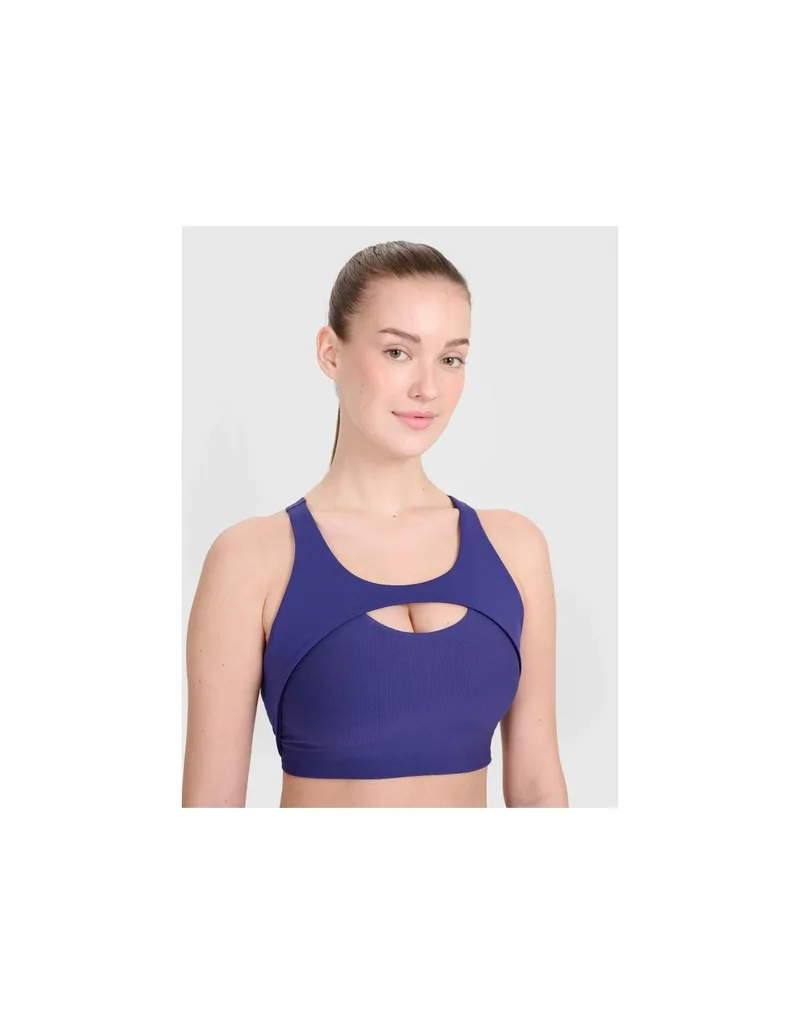 Women's medium support training bra 4F 4FWSS25USBAF15030S