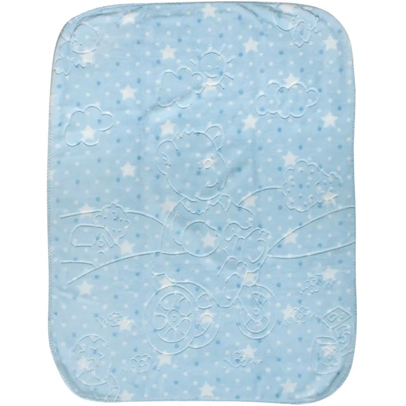 Κουβέρτα Βελουτέ Αγκαλιάς 80x110 Greenwich Polo Essential 8831 Blue 80x110