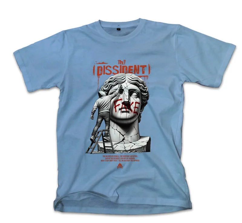 T-Shirt The Dissident Pop Culture Carolina Blue