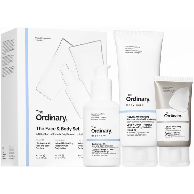 The Ordinary The Face & Body Set σετ δώρου για σώμα και πρόσωπο