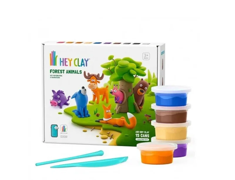 Παιχνίδι με πηλό Hey Clay - Forest Animals
