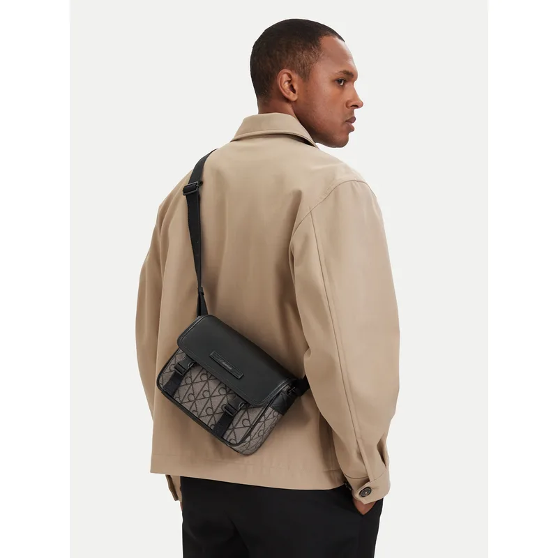 Τσαντάκι Calvin Klein Mixed Emblem Aop LV04D3451G Μπεζ