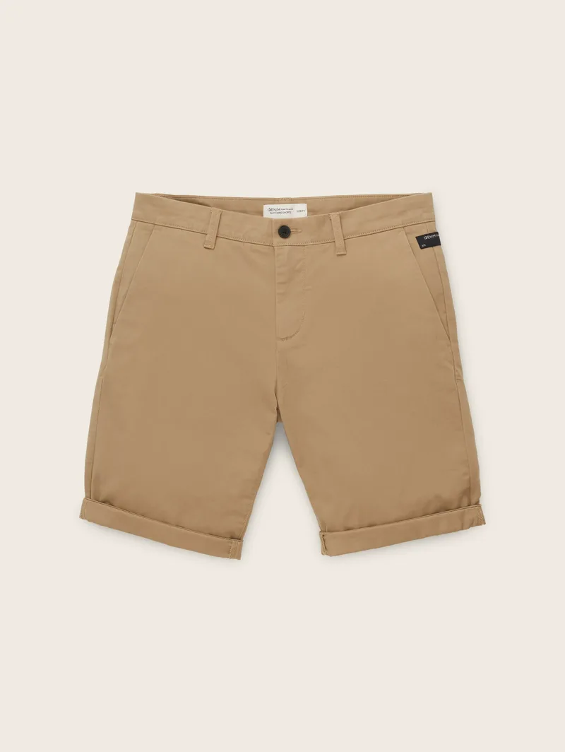 Tom Tailor Ανδρική Βερμούδα Slim Chino Shorts 1040249-11612 Μπεζ