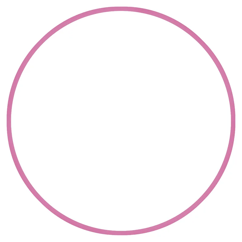 Χούλα-Χουπ Hq 60cm Φ19mm 230g Ροζ