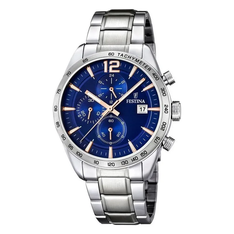 Ρολόι Ανδρικό Stainless Steel Bracelet Chronograph, Festina, κωδ.F16759/3