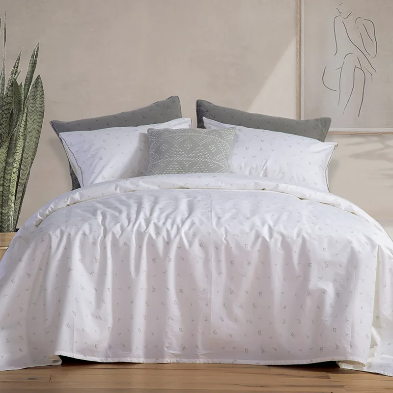 Σεντόνια King Size (Σετ) 280X270 Nef Nef Perfection White Χωρίς Λάστιχο (280x270)