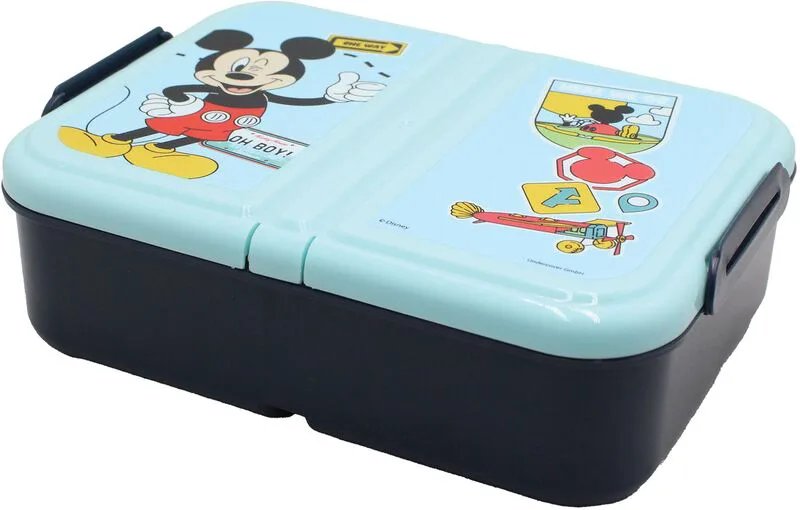 GIM Δοχείο Φαγητού 3 Χώρων Mickey (553-18262)