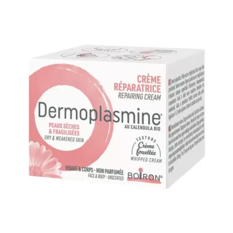 Boiron Dermoplasmina Repairing whipped cream Dry and fragile skin 20g