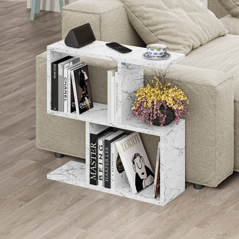 Τραπέζι Σαλονιού Homemania - Carrara Marble 776Hms2870 (60x60x20)