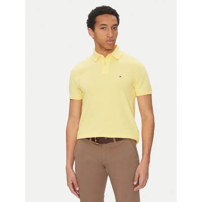 Tommy Hilfiger Polo 1985 MW0MW17770 Κίτρινο Regular Fit