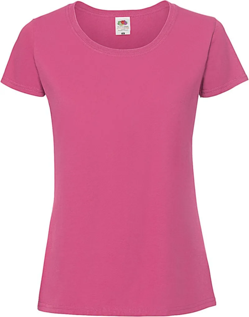 Γυναικειο Μπλουζακι Ringspun Premium T Fruit of the Loom 61-424-0 Fuchsia