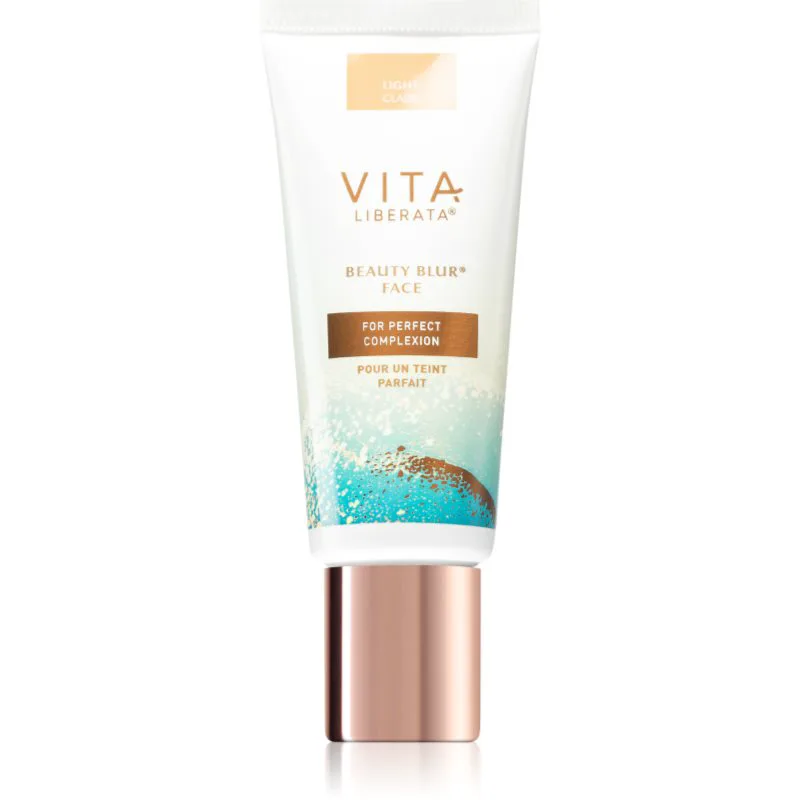 Vita Liberata Beauty Blur Face λαμπρυντική κρέμα τονισμού με λειαντικό αποτέλεσμα απόχρωση Light 30 ml