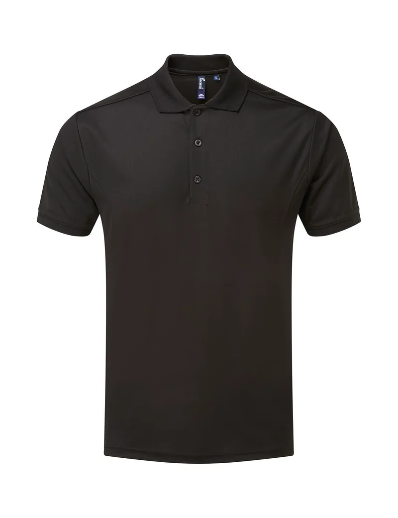 Ανδρικό πόλο πικέ Coolchecker® PREMIER PR615 Black