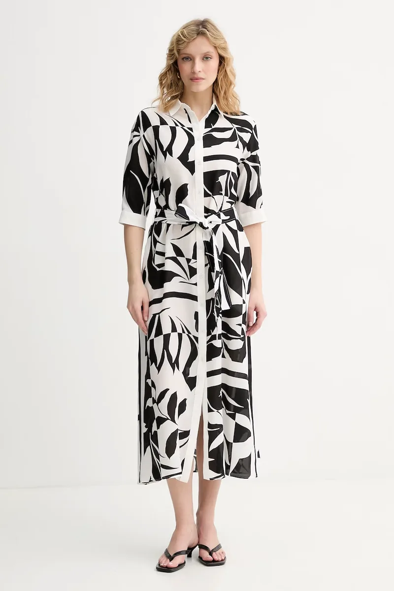 Max Mara Beachwear καλοκαιρινό μεταξωτό φόρεμα ANGIO