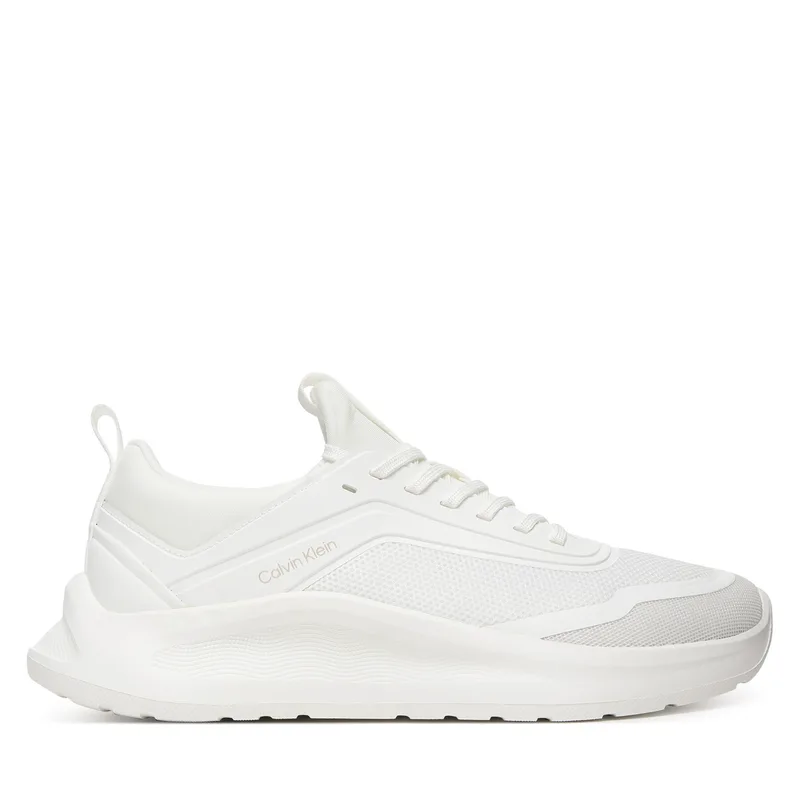 Αθλητικά Calvin Klein Light Eva Run Sock Mesh HW0HW03023 Λευκό