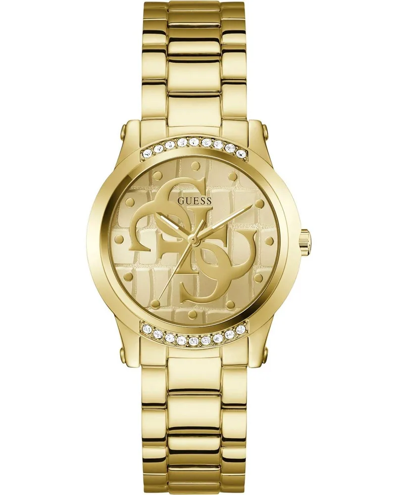 GUESS Annette Crystals - GW0861L2, Χρυσό case with Stainless Steel Bracelet