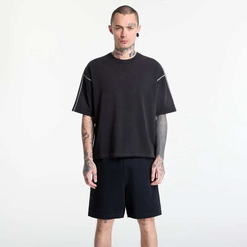 T-shirt Jordan Flight Men's Heavyweight Short-Sleeve Top Black/ Sail/ Black M