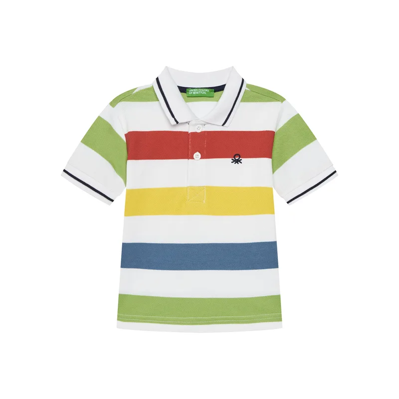 United Colors Of Benetton Polo 39QAG300V Έγχρωμο Regular Fit