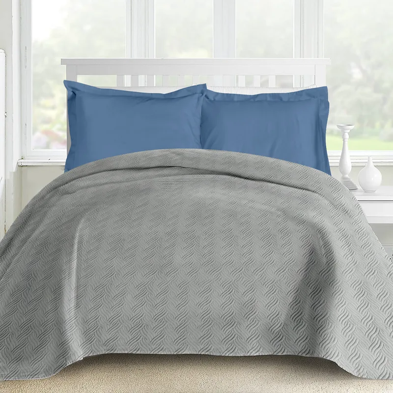 ΚΟΥΒΕΡΛΙ ΜΟΝΟ FROST1 L. GREY ULTRASONIC (160x240), MAKIS TSELIOS