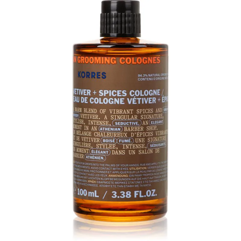 Korres Athenian Grooming κολόνια για άντρες 100 ml