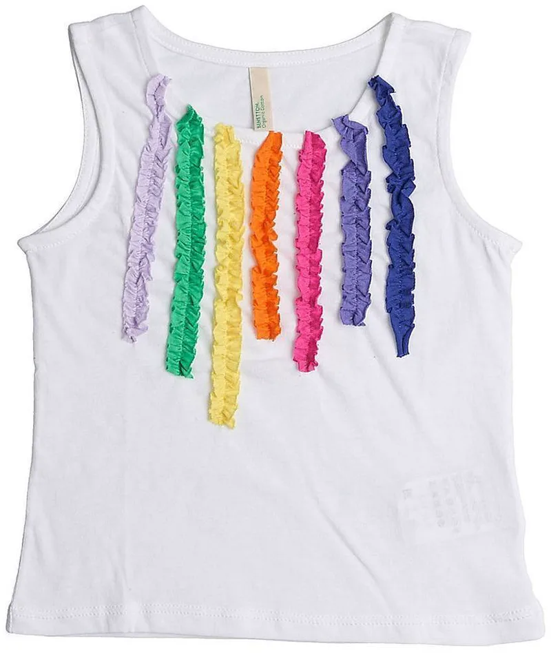ΜΠΛΟΥΖΑ ΑΜΑΝΙΚΗ BENETTON BROTHERS R. IG ΛΕΥΚΟ (82 CM)-(1-2 ΕΤΩΝ)