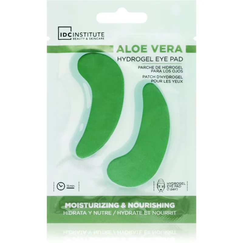 IDC Institute Aloe Vera επιθέματα υδρογέλης Τα μάτια 1 ζευγάρι